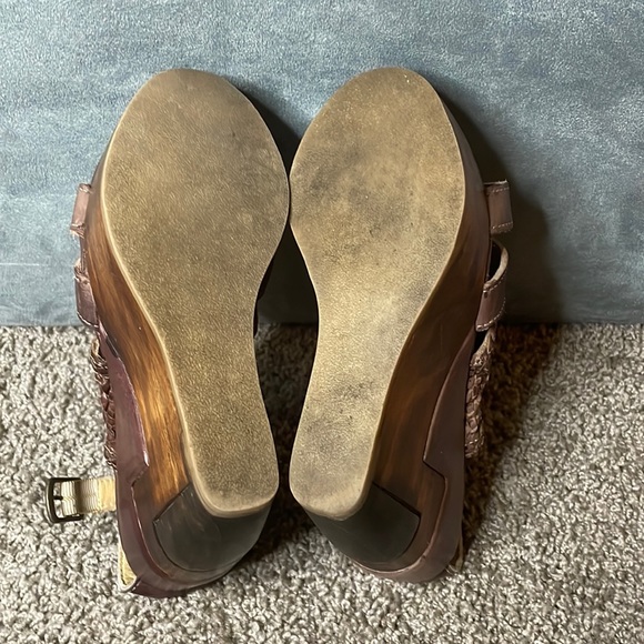 BED STU Petra Wooden Heel Wedge Sandals - Picture 8 of 15